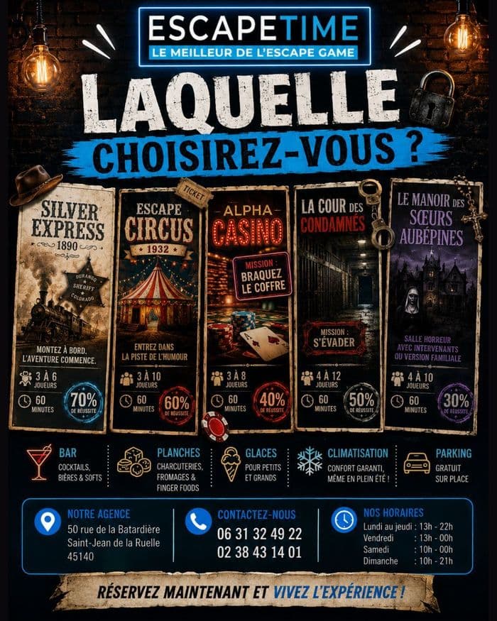 Visuel de l’événement « Escape game »