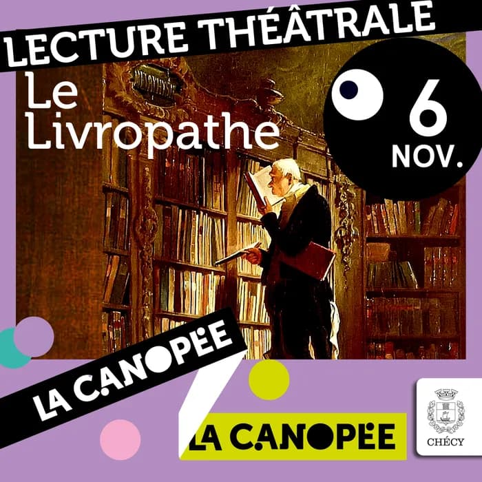 Visuel de l’événement « Le Livropathe, lecture théâtrale »
