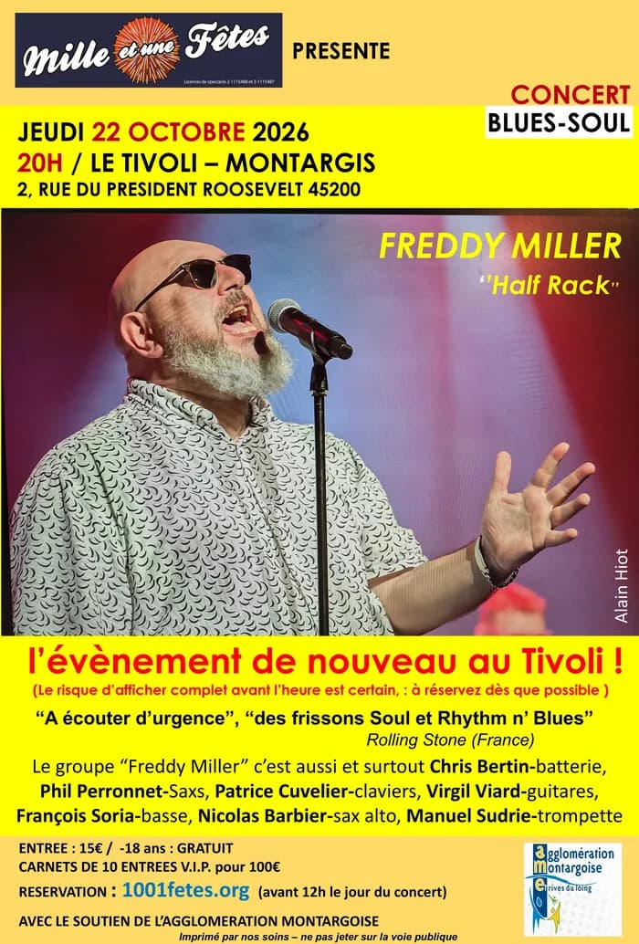 Visuel de l’événement « FREDDY MILLER »