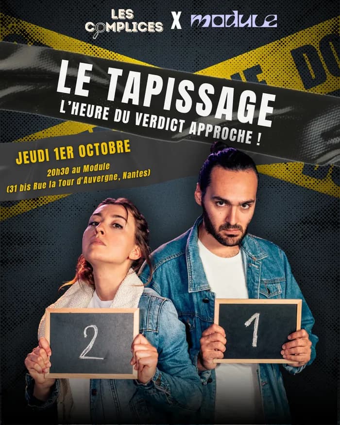 Visuel de l’événement « Le Tapissage | Les Complices Impro »