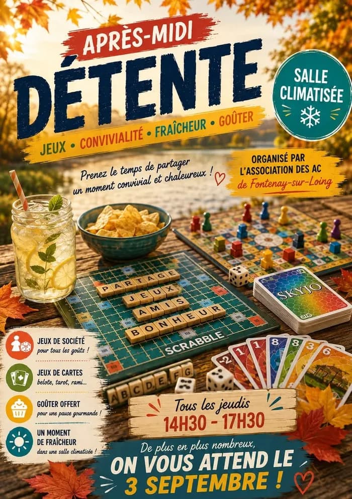Visuel de l’événement « Après-midi activités détente »