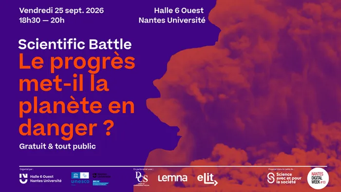 Visuel de l’événement « Scientific Battle : Le progrès met-il la planète en danger ? »
