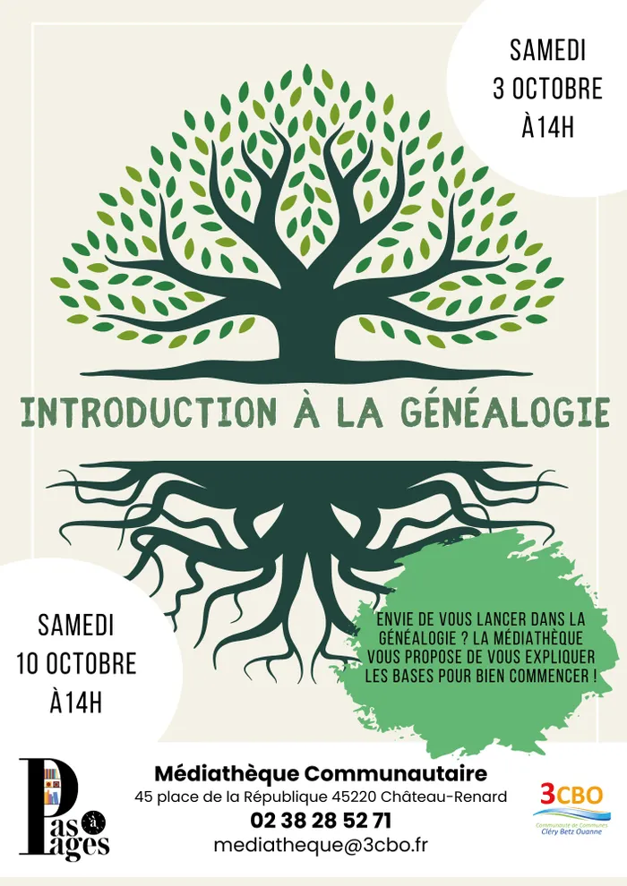 Visuel de l’événement « Introduction à la généalogie »