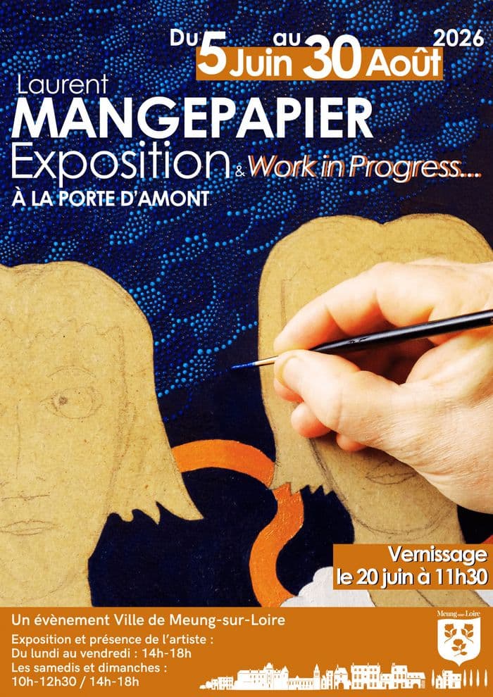 Visuel de l’événement « Exposition : Laurent Mangepapier & Work in Progress »