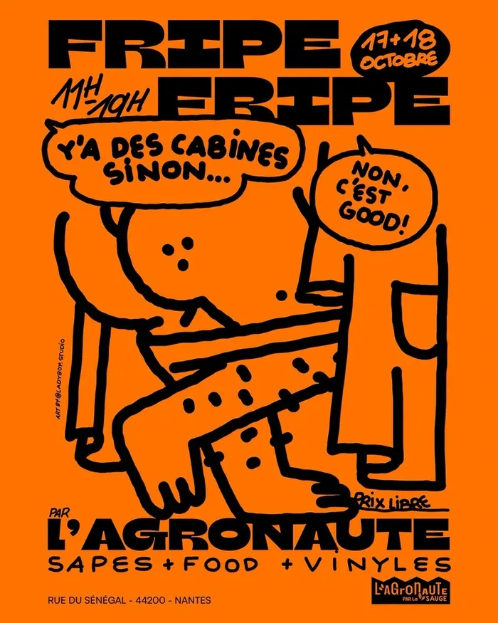 Visuel de l’événement « Fripe Fripe #10 : le salon nantais de la seconde main »