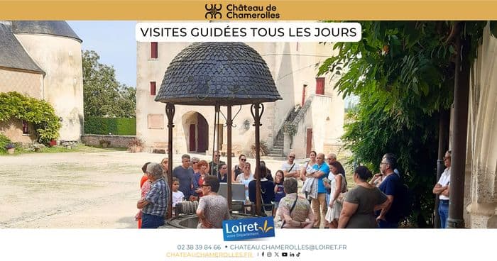 Visuel de l’événement « Visites guidées : Plongez dans l'histoire de Chamerolles tout l'été ! »