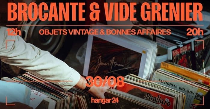 Visuel de l’événement « Brocante et vide-grenier au Hangar 24 »