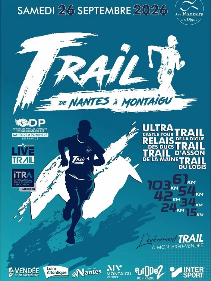 Visuel de l’événement « Trail de Nantes à Montaigu 2026 »