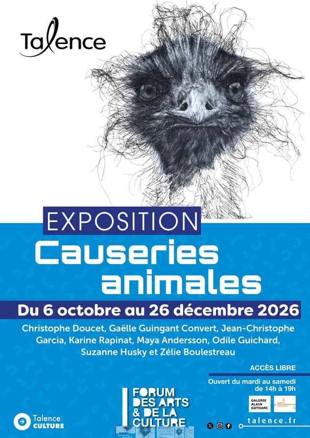 Visuel de l’événement « L'EXPOSITION ARTS ET SCIENCES  "Causeries animales" »