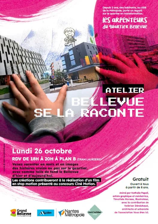 Visuel de l’événement « Atelier 'Bellevue se la raconte' »
