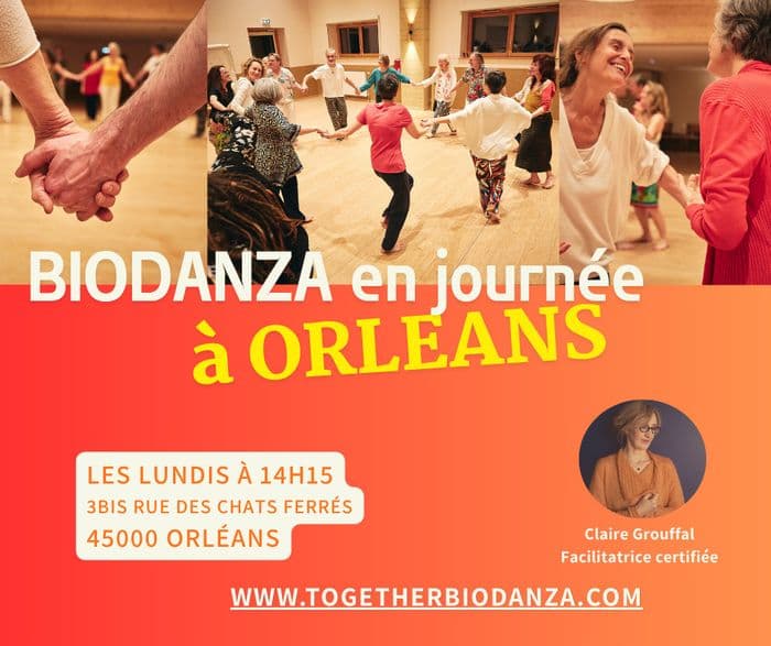 Visuel de l’événement « BIODANZA® les lundis après-midis à ORLEANS »