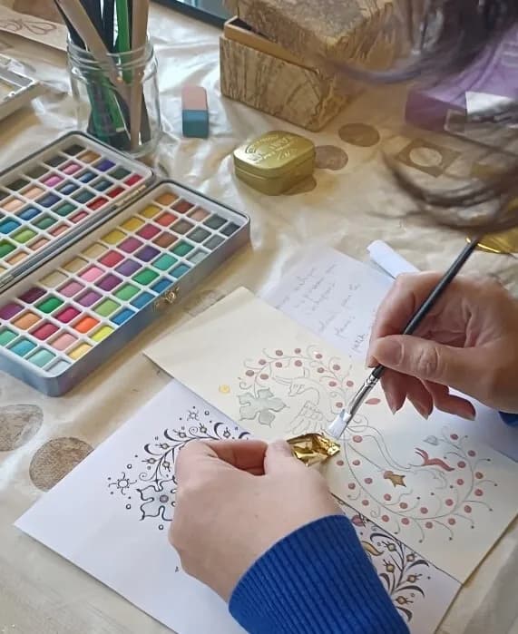 Visuel de l’événement « Atelier-école à l'AMI : Enluminures »
