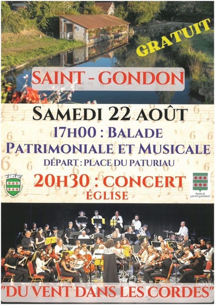 Visuel de l’événement « Balade Patrimoniale et musicale et Concert à l'Église »