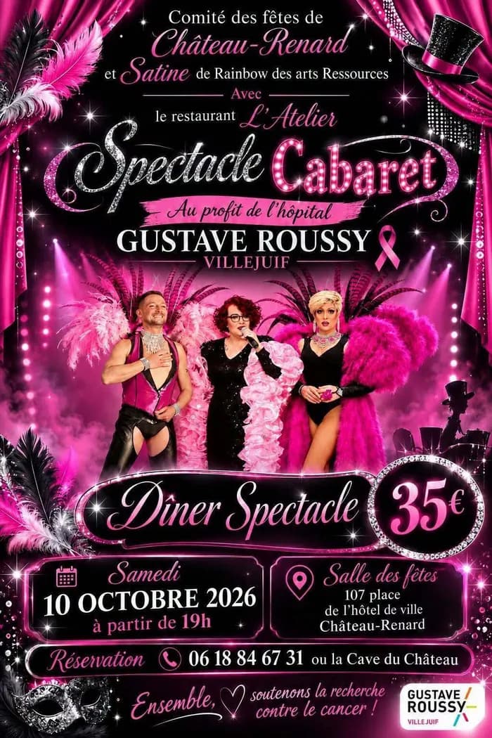 Visuel de l’événement « Spectacle Cabaret au profit de l'Institut Gustave Roussy »