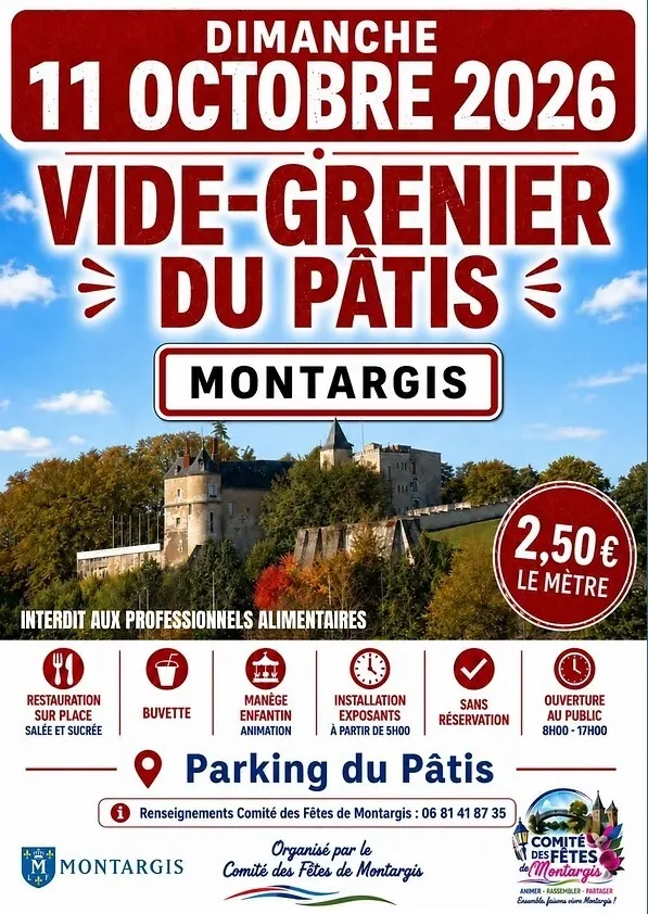 Visuel de l’événement « Vide-grenier du Pâtis »