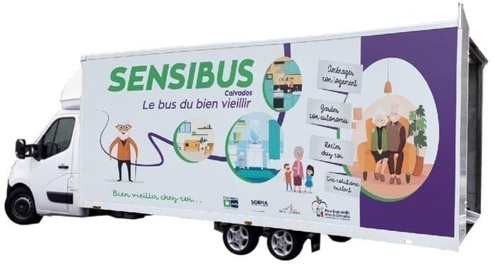 Visuel de l’événement « Visite du Sensibus Calvados, le bus du bien vieillir »