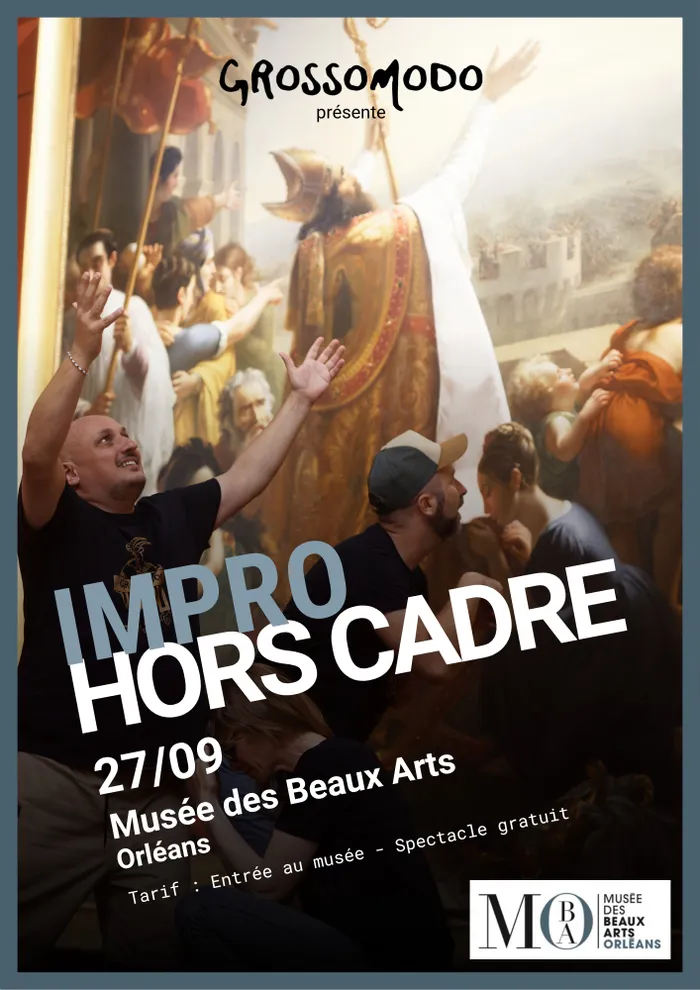 Visuel de l’événement « Improvisation hors cadre au musée des beaux arts »