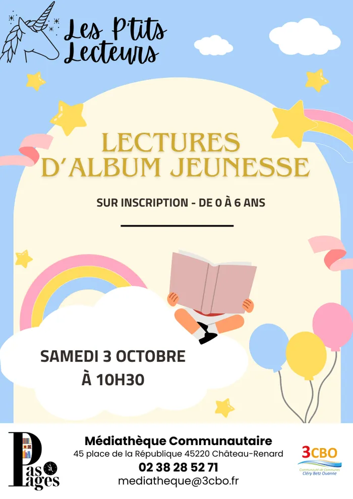 Visuel de l’événement « Les p'tits lecteurs »