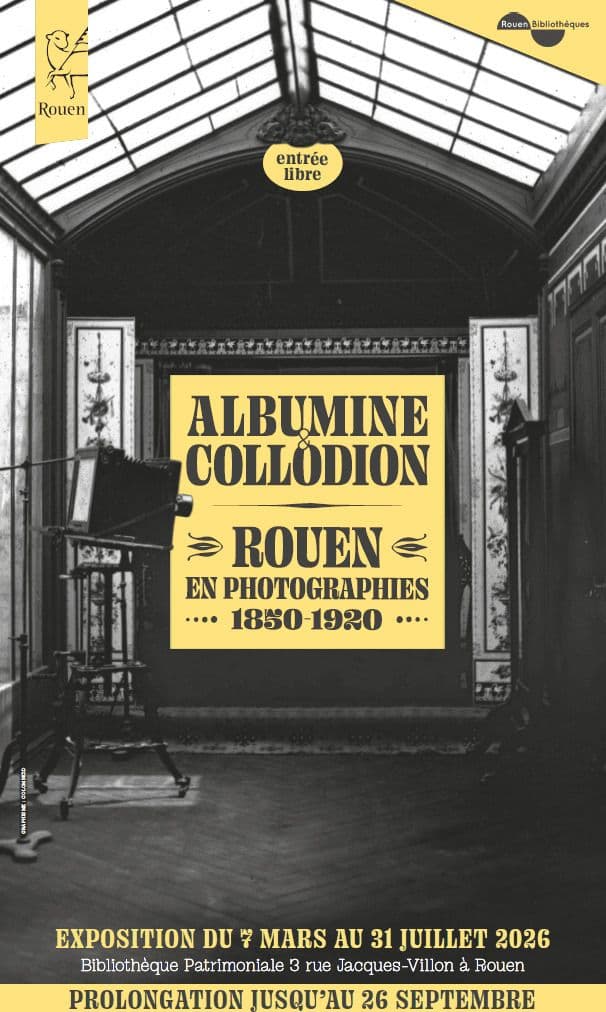 Visuel de l’événement « Albumine & Collodion – Rouen en photographies (1850-1920) »