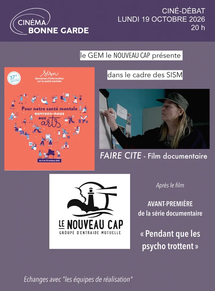 Visuel de l’événement « "Faire Cité" et Avant-première "Pendant que les pschos trottent" »