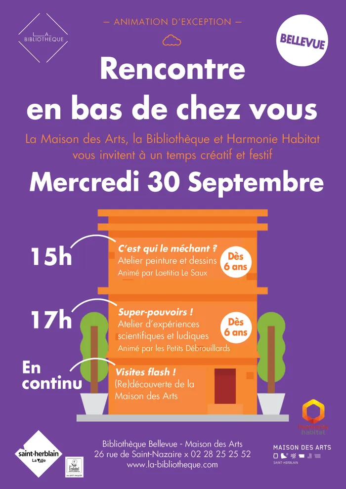 Visuel de l’événement « Rencontre en bas de chez vous »