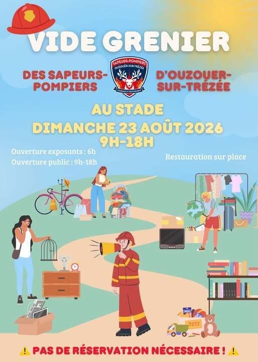 Visuel de l’événement « Vide-grenier des sapeurs-pompiers »