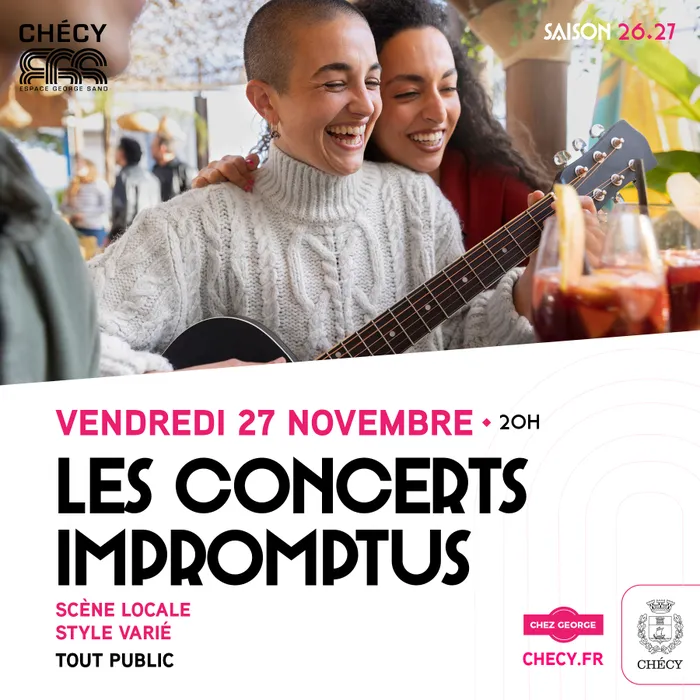 Visuel de l’événement « LES CONCERTS IMPROMPTUS - SAISON CULTURELLE 26/27 »