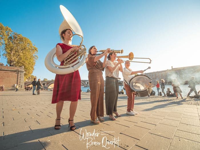 Visuel de l’événement « « WONDER BRASS QUARTET » - concert [Archives Toulouse] »