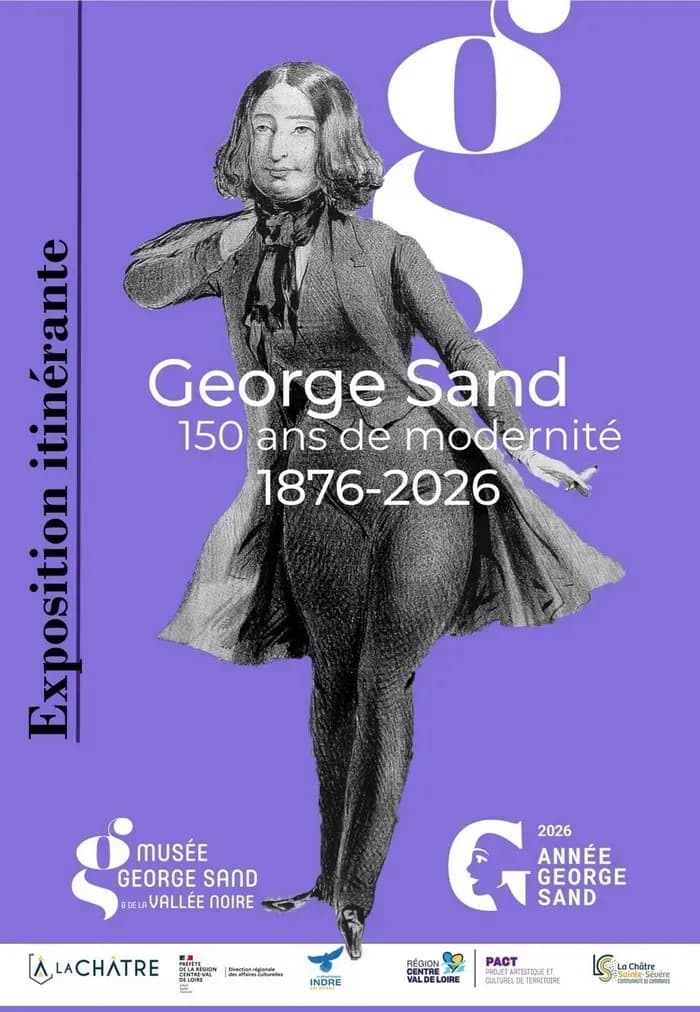 Visuel de l’événement « Visite guidée et lectures à voix haute de l’exposition « George Sand, 150 ans de modernité » »