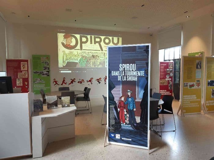 Visuel de l’événement « Exposition "Spirou dans la tourmente de la Shoah" »