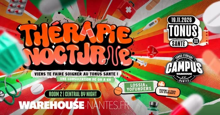 Visuel de l’événement « Tonus Thérapie Nocturne - SANTÉ »