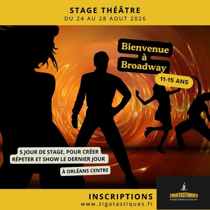 Visuel de l’événement « Stage bienvenue à Broadway »