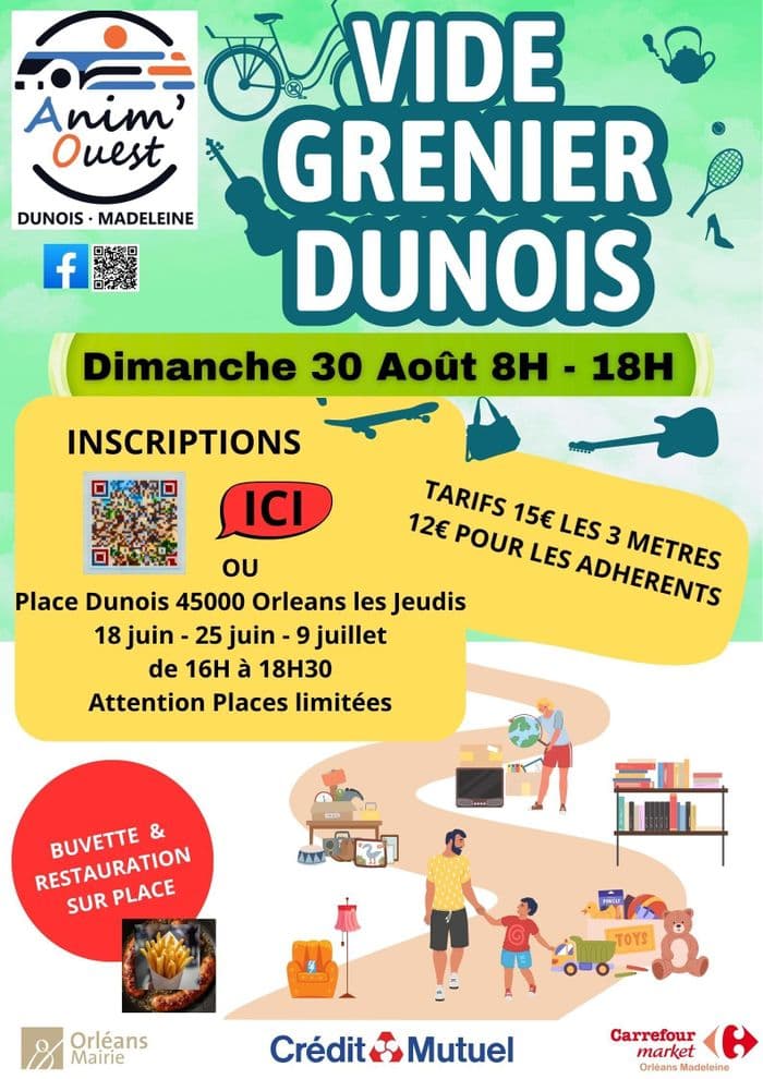 Visuel de l’événement « Vide grenier Dunois »