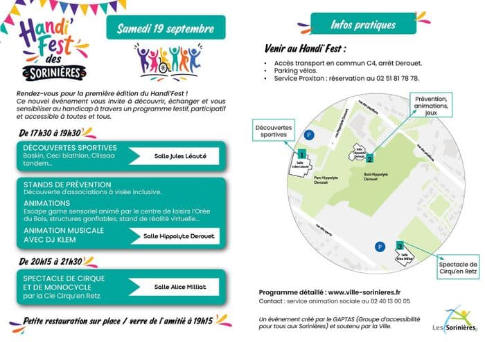 Visuel de l’événement « Festival Handi'Fest - Les Sorinières »