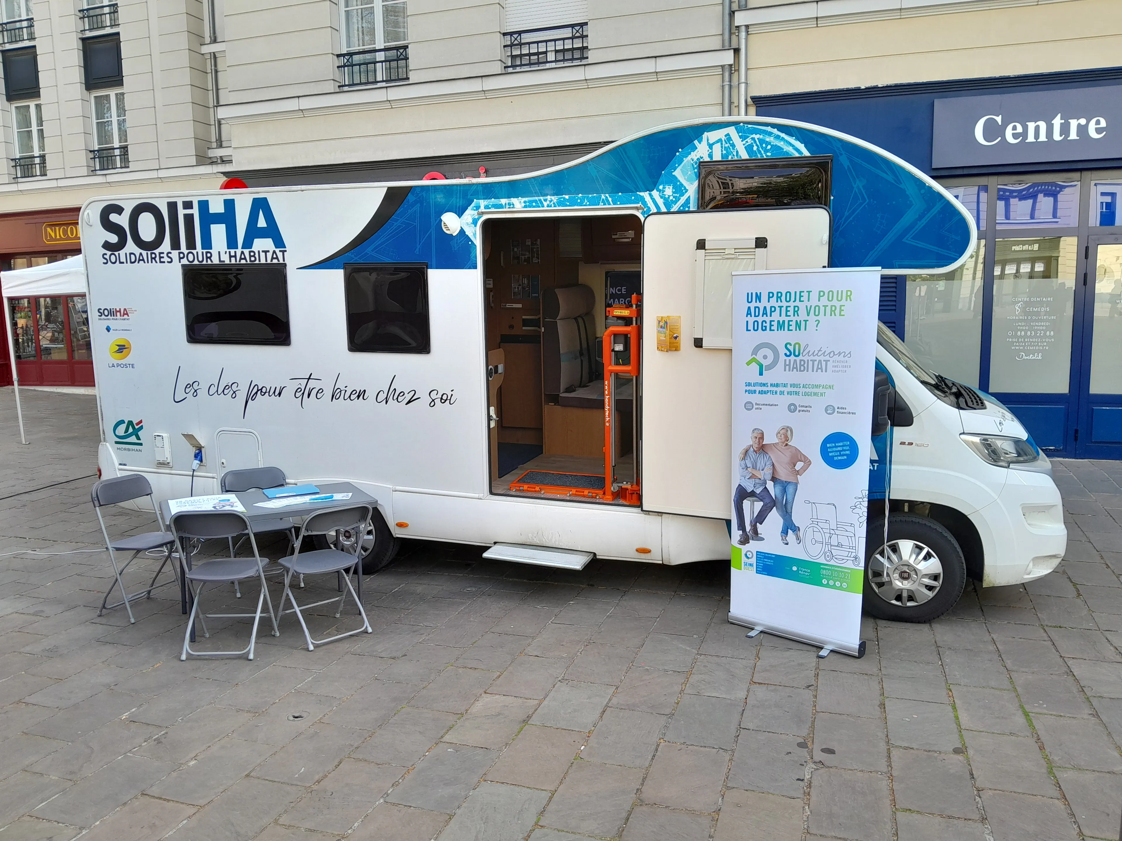 Visuel de l’événement « Adaptation du logement : le camion de l'autonomie fait escale au marché de Ville-d'Avray »