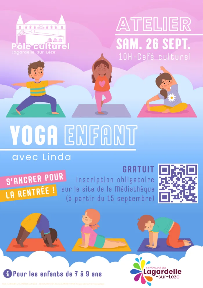 Visuel de l’événement « Atelier : Yoga enfant »