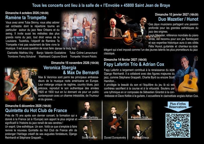 Visuel de l’événement « du blues O' swing _ Saison 12 »