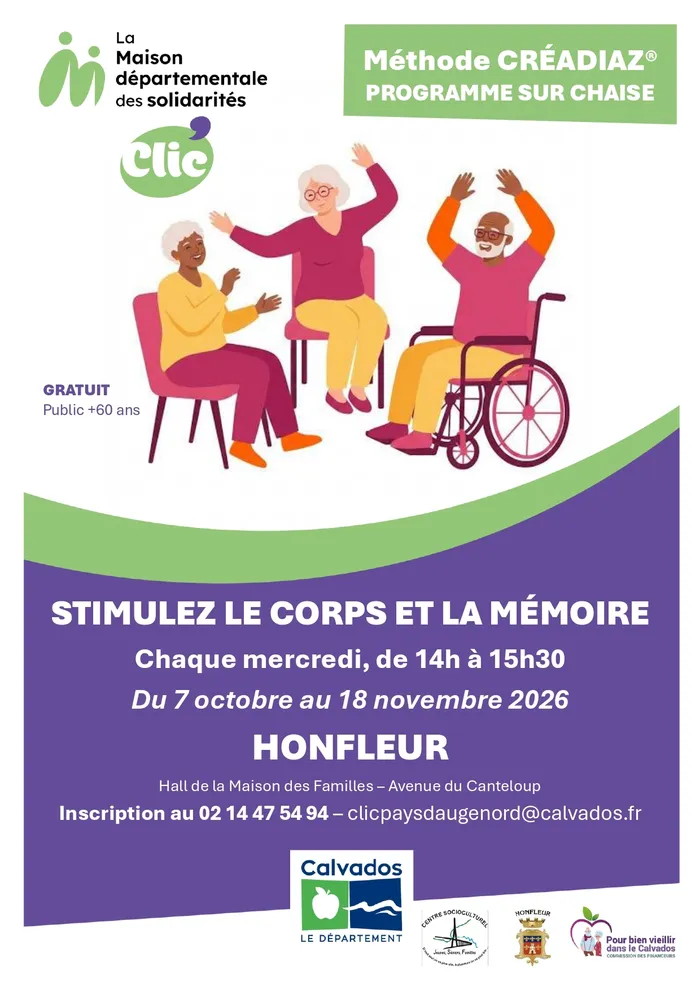 Visuel de l’événement « Stimulez le corps et la mémoire avec la méthode Créadiaz »