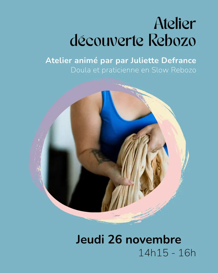 Visuel de l’événement « Atelier découverte Rebozo »