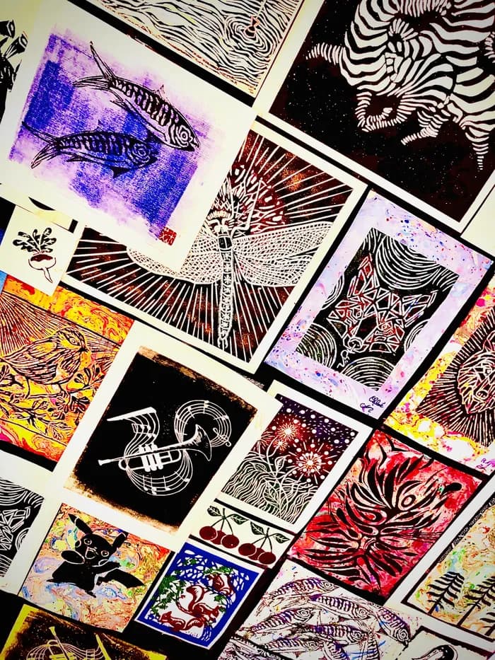 Visuel de l’événement « Atelier de Pratique Artistique Linogravure à l'AMI »