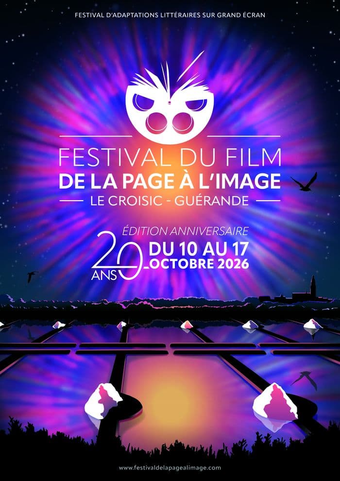 Visuel de l’événement « Festival du film "De la Page à l'image I Le Croisic - Guérande »