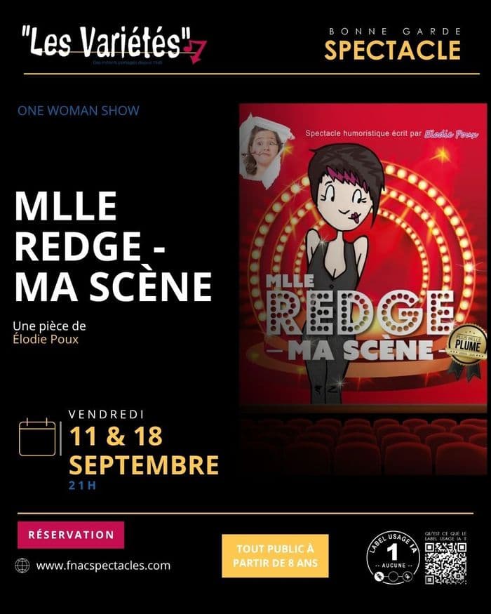 Visuel de l’événement « Mlle Redge - Ma scène »