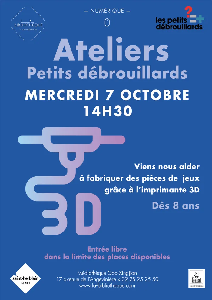 Visuel de l’événement « Atelier Petits Débrouillards »