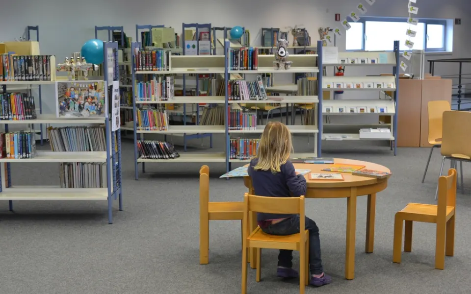 Photo d’illustration : une lecture en bibliothèque
