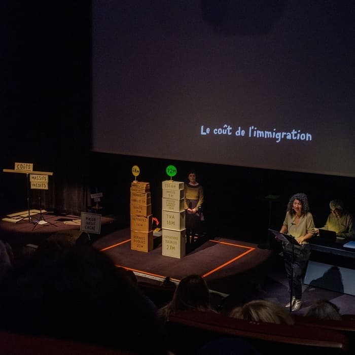 Visuel de l’événement « Saison LU – Théâtre – Là où mur·mur·ent les frontières »