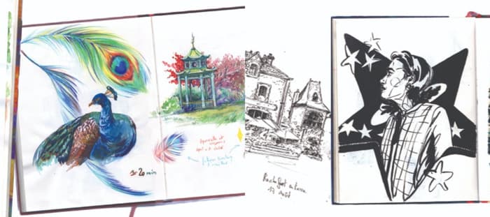 Visuel de l’événement « Stage de dessin : Carnet de voyage ! »