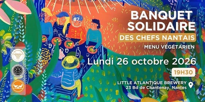Visuel de l’événement « Banquet solidaire des chefs nantais »