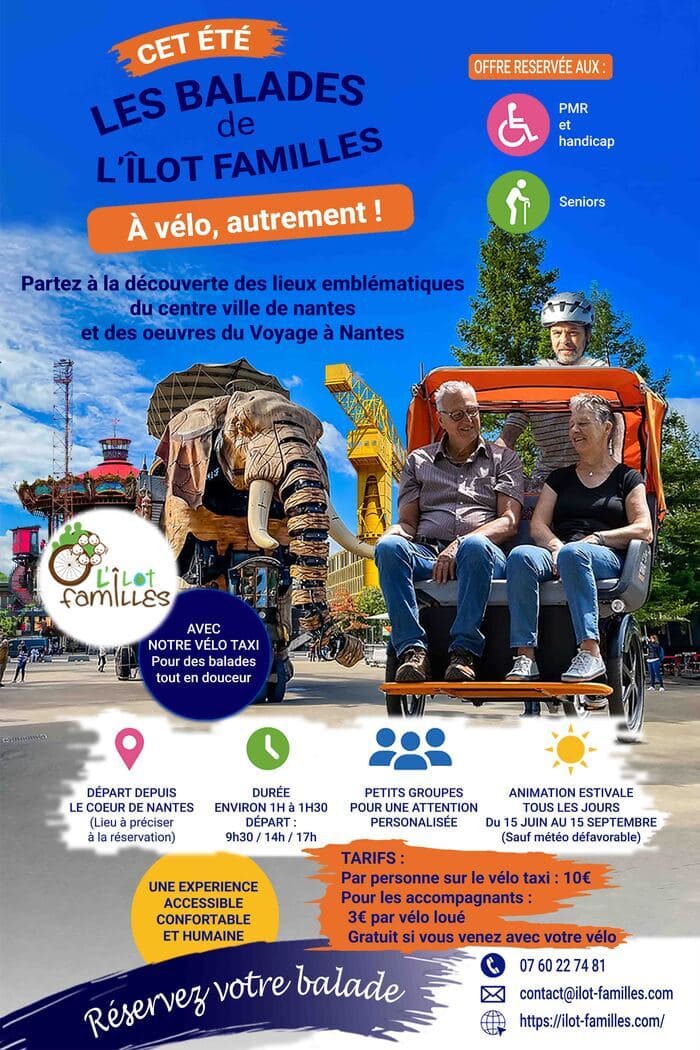 Visuel de l’événement « Balades touristiques en vélo-taxi »