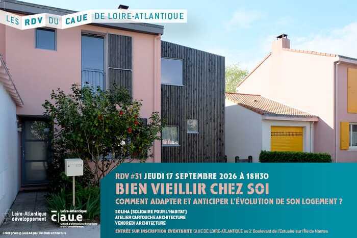 Visuel de l’événement « RDV#31 du CAUE : Bien vieillir chez soi »