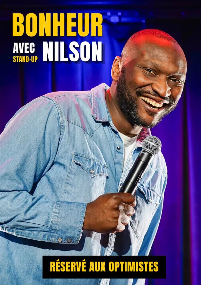 Visuel de l’événement « Nilson dans Bonheur – le one-man-show qui transforme nos galères en éclats de rire »